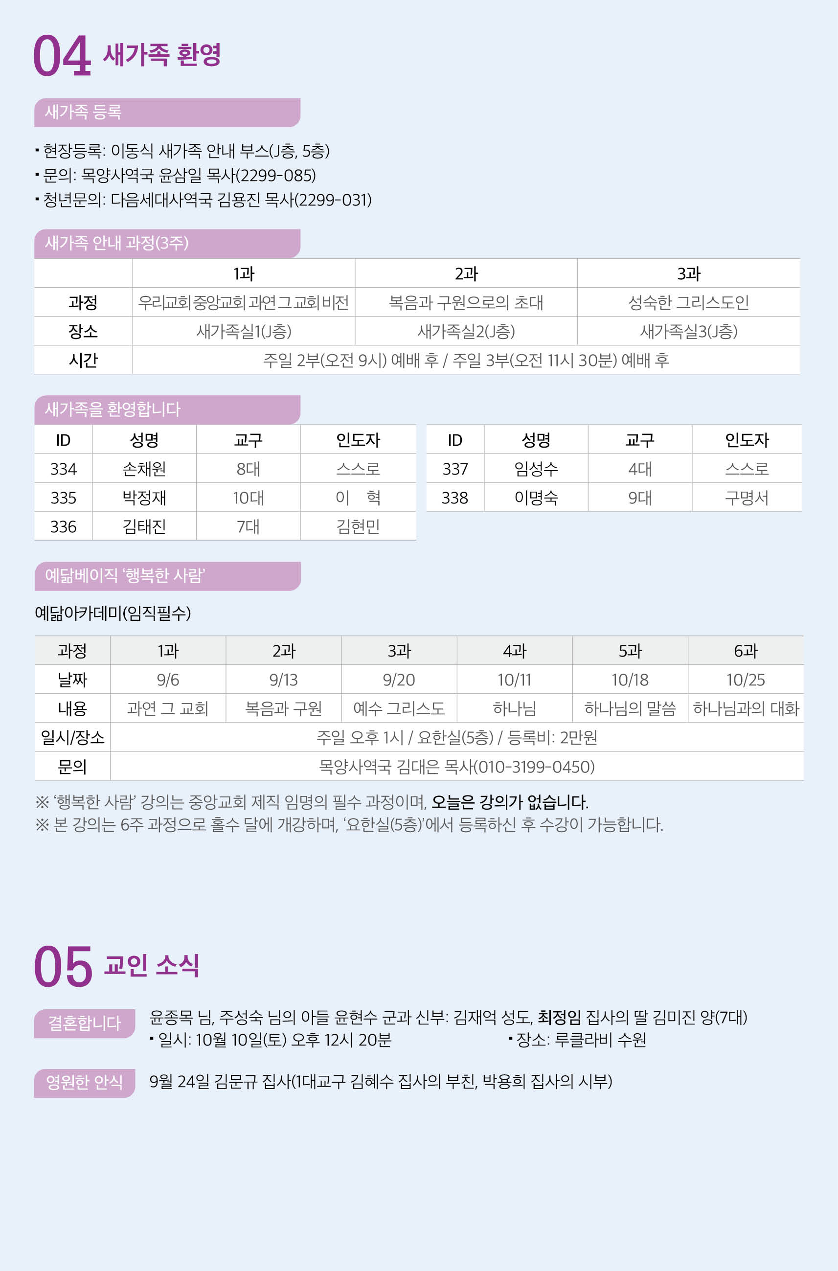 2026년 10월 4일 주보 5쪽
